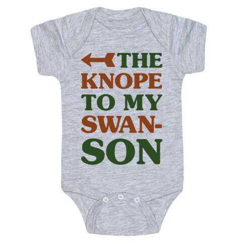 The Knope to my Swanson Baby One-Piece