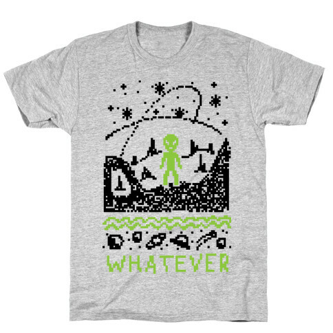 Whatever Alien Ugly Christmas Sweater T-Shirt