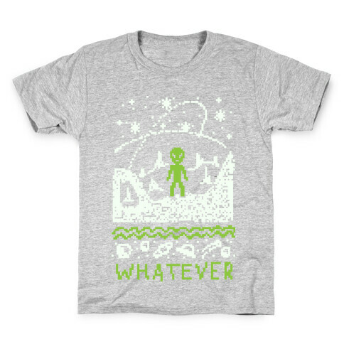 Whatever Alien Ugly Christmas Sweater Kids T-Shirt