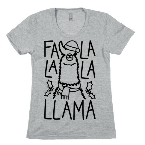 Falalala Llama Womens T-Shirt