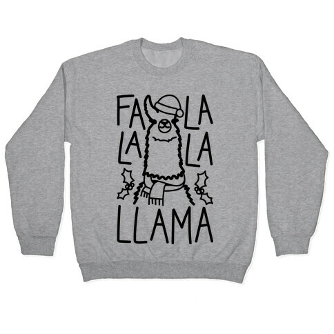 Falalala Llama Pullover