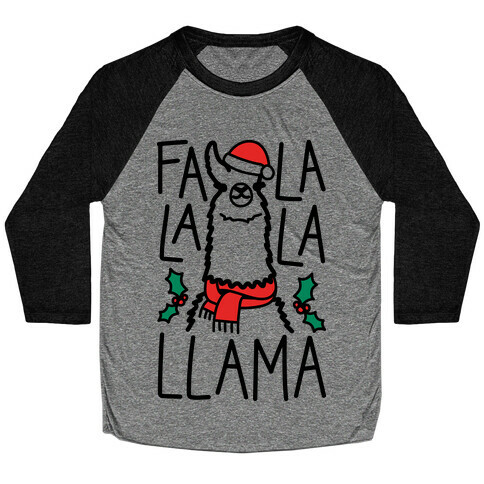 Falalala Llama Baseball Tee