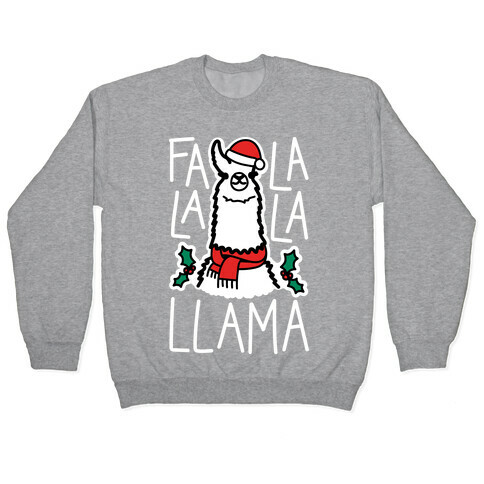 Falalala Llama Pullover