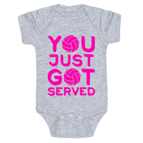You Just Got Served (Baseball Tee) Baby One-Piece