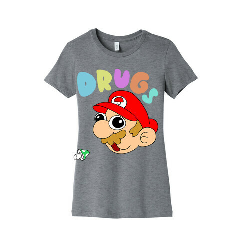 Drugs (Mario) Womens T-Shirt