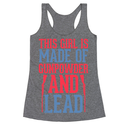 Gunpowder & Lead (Baseball Tee) Racerback Tank Top