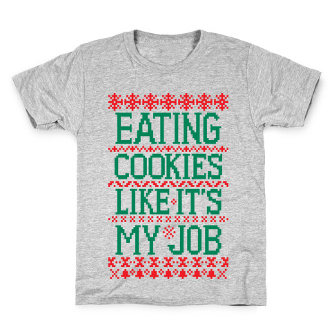 Eating Cookies Like It's My Job Kids T-Shirt