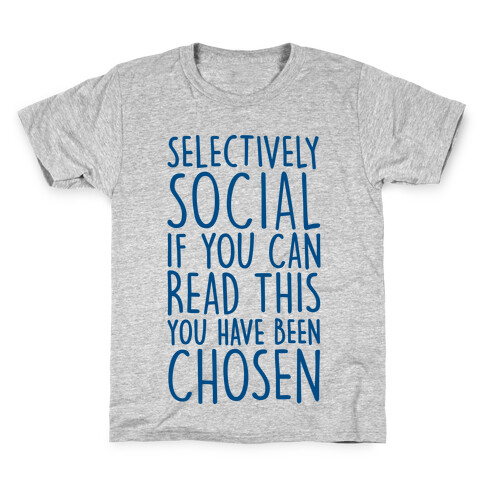 Selectively Social Kids T-Shirt