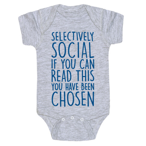 Selectively Social Baby One-Piece