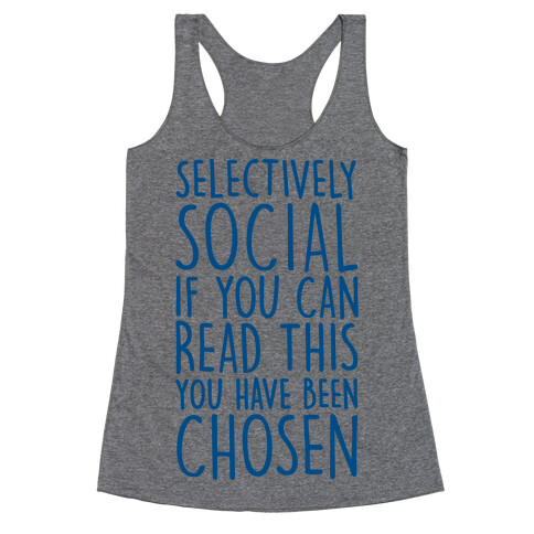 Selectively Social Racerback Tank Top