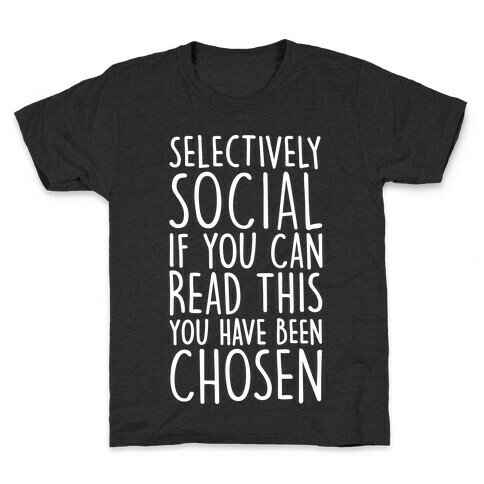 Selectively Social Kids T-Shirt