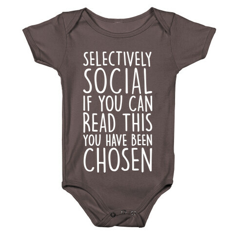 Selectively Social Baby One-Piece