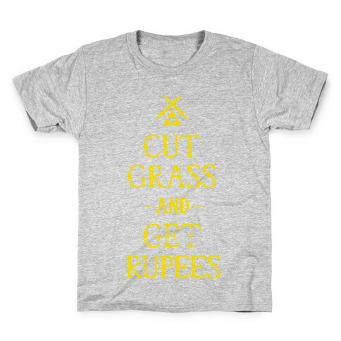 Cut Grass Get Rupees Kids T-Shirt