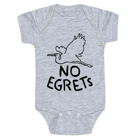 No Egrets (Tank) Baby One-Piece