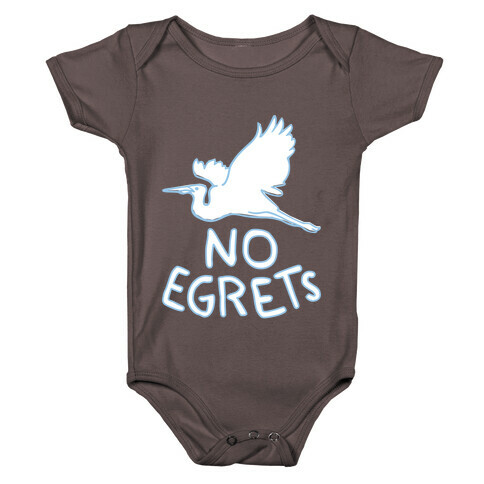 No Egrets (Dark) Baby One-Piece