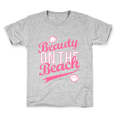 Beauty On The Beach (Baseball Tee) Kids T-Shirt