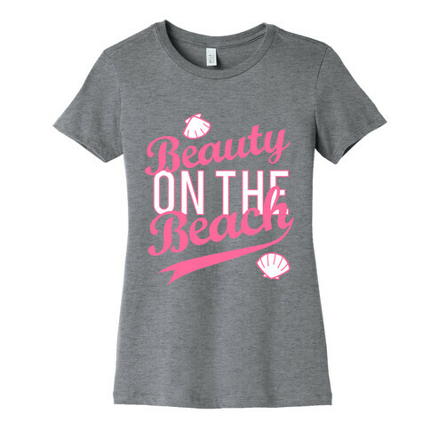 Beauty On The Beach (Baseball Tee) Womens T-Shirt