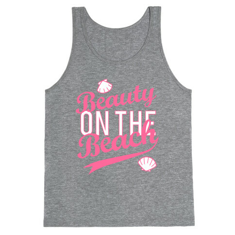 Beauty On The Beach (Baseball Tee) Tank Top