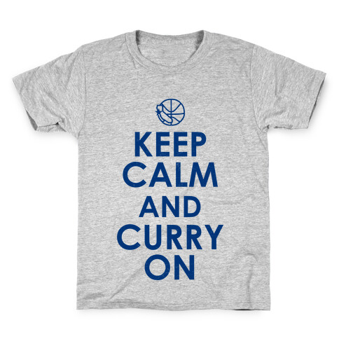 Keep Calm & Curry On Kids T-Shirt