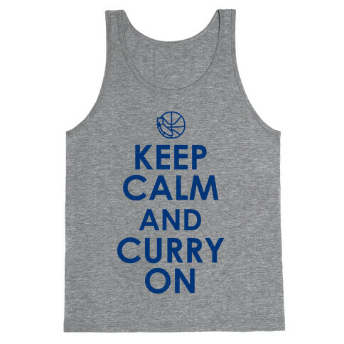Keep Calm & Curry On Tank Top