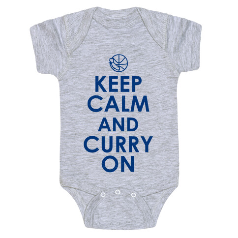 Keep Calm & Curry On Baby One-Piece