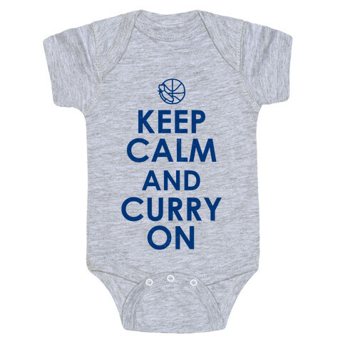 Keep Calm & Curry On Baby One-Piece