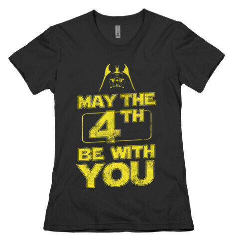 May the 4th Be With You (Vintage) Womens T-Shirt