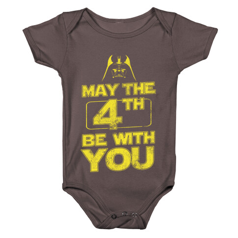 May the 4th Be With You (Vintage) Baby One-Piece