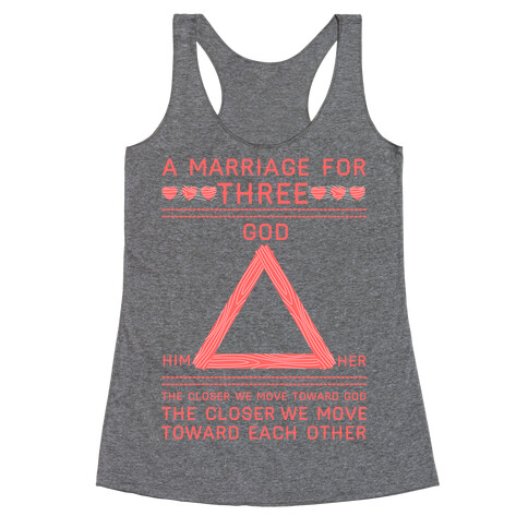 The Closer We Move Toward God Racerback Tank Top