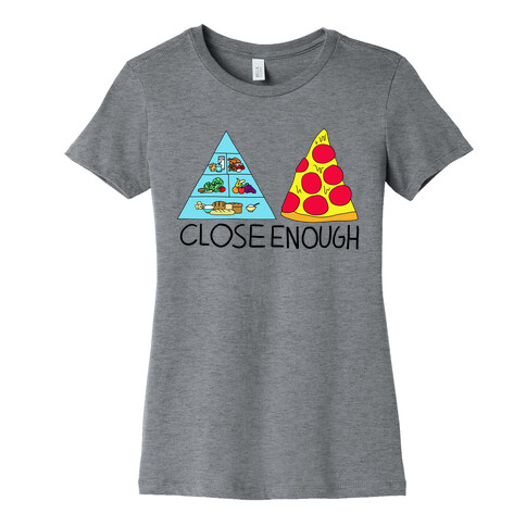 Pizza Pyramid (Close Enough) Womens T-Shirt