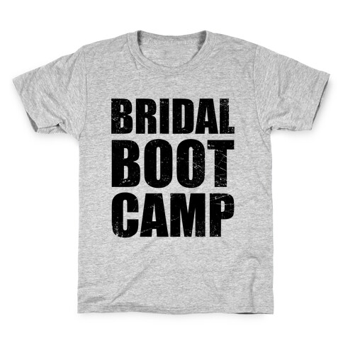 Bridal Boot Camp (Tank) Kids T-Shirt