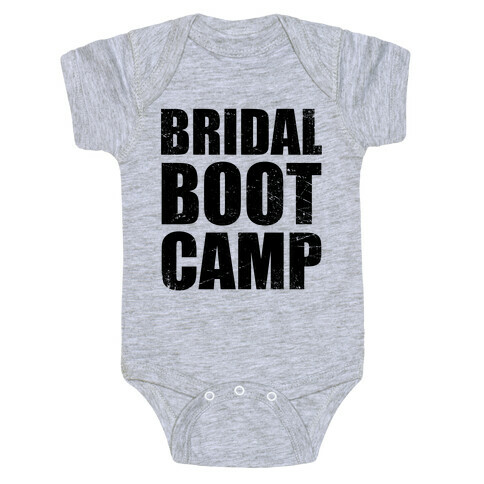 Bridal Boot Camp (Tank) Baby One-Piece