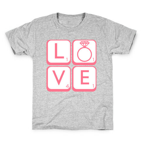 Love Scrabble Kids T-Shirt