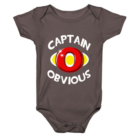 Captain Obvious Baby One-Piece
