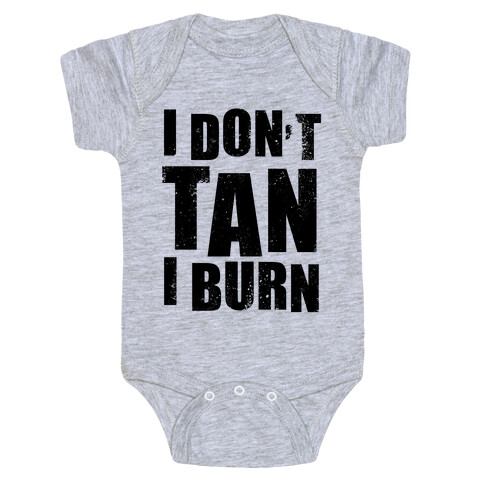 I Don't Tan (Neon Tank) Baby One-Piece