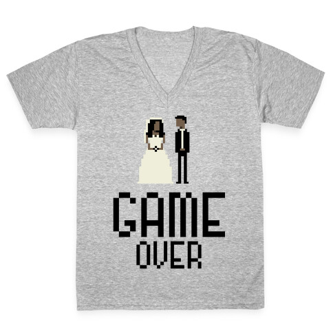 Game Over V-Neck Tee Shirt
