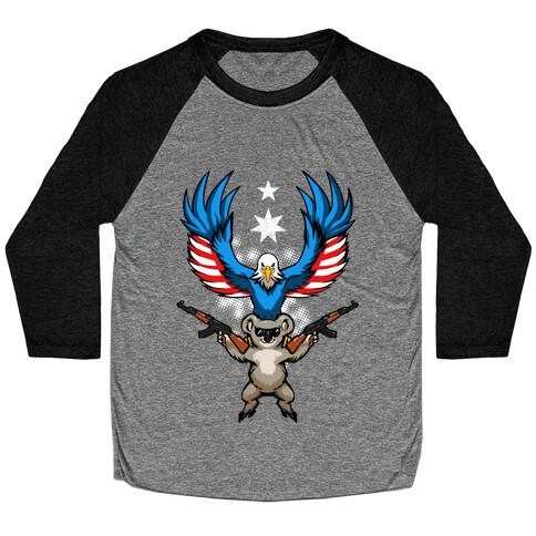 Ameristralia: TASTE THE FREEDOM Baseball Tee