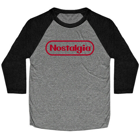 Nostalgia (Old Nintendo Logo) Baseball Tee