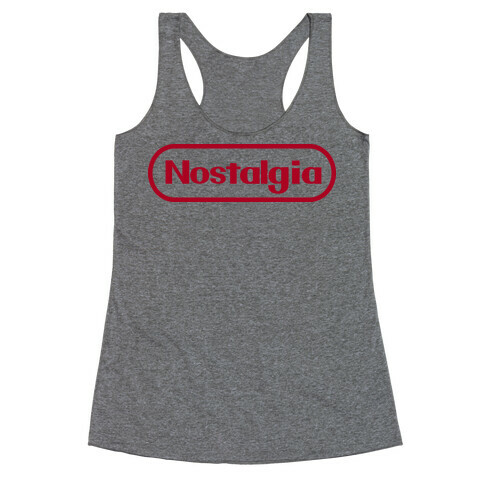 Nostalgia (Old Nintendo Logo) Racerback Tank Top