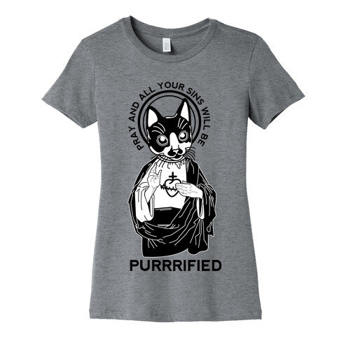 Purrrified Womens T-Shirt