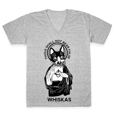 False Whiskas V-Neck Tee Shirt