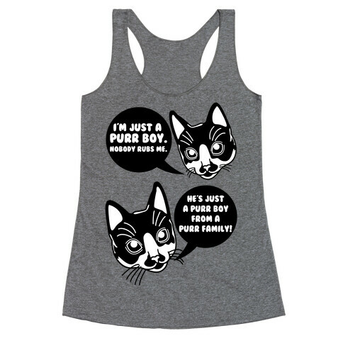 Purr Boy Racerback Tank Top