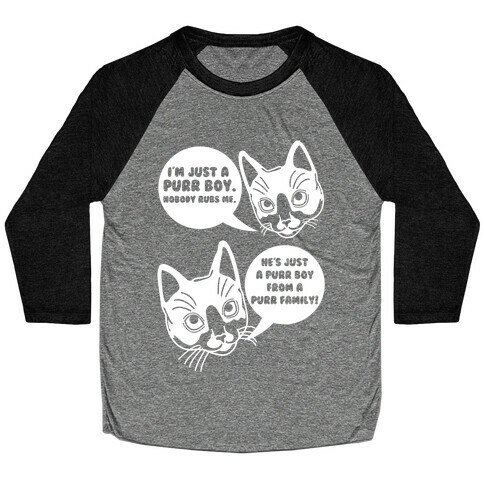 Purr Boy Baseball Tee