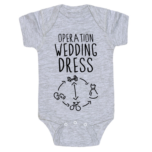Operation Wedding Dress (Tank) Baby One-Piece
