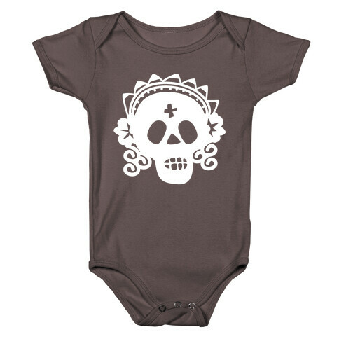 Skull Bride Baby One-Piece