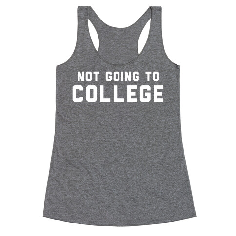 Anti-College (Vintage) Racerback Tank Top