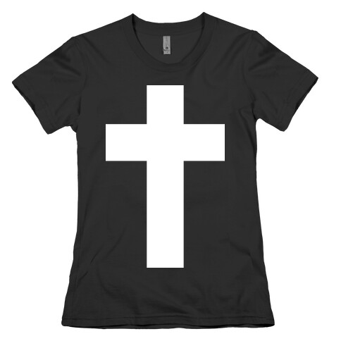 White Cross (Vintage) Womens T-Shirt
