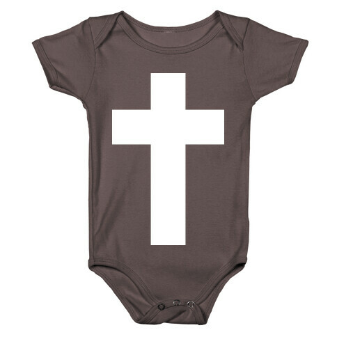 White Cross (Vintage) Baby One-Piece