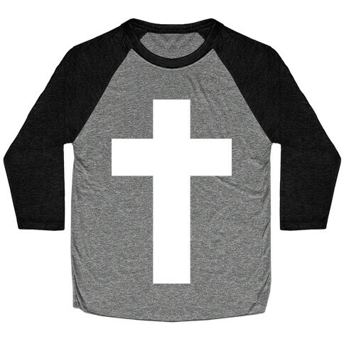 White Cross (Vintage) Baseball Tee