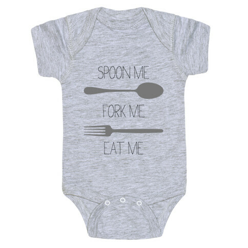 Spoon, Fork, Eat Baby One-Piece
